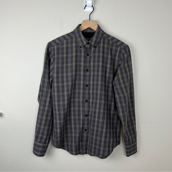 Rag & Bone Plaid Button Front Shirt - Picture 2 of 5